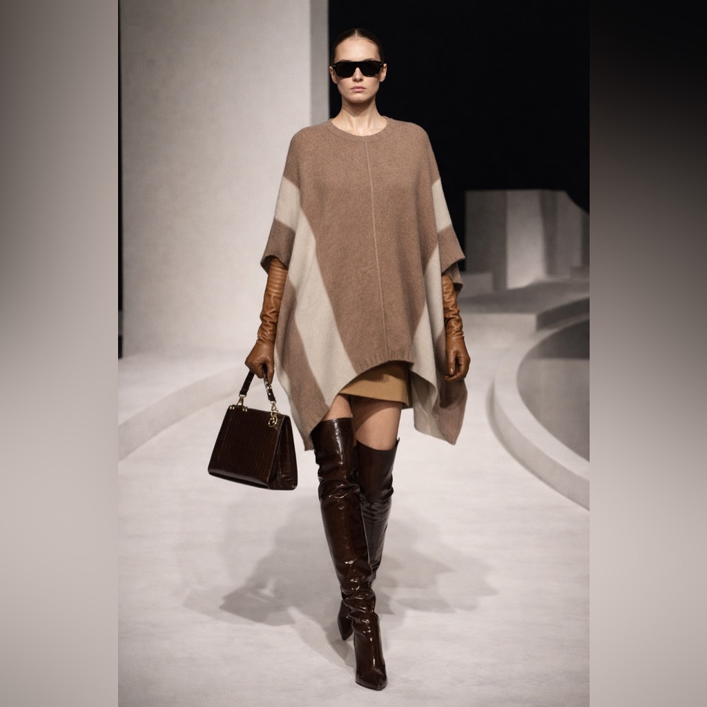 James Perse Cashmere Poncho Sweater Size 1